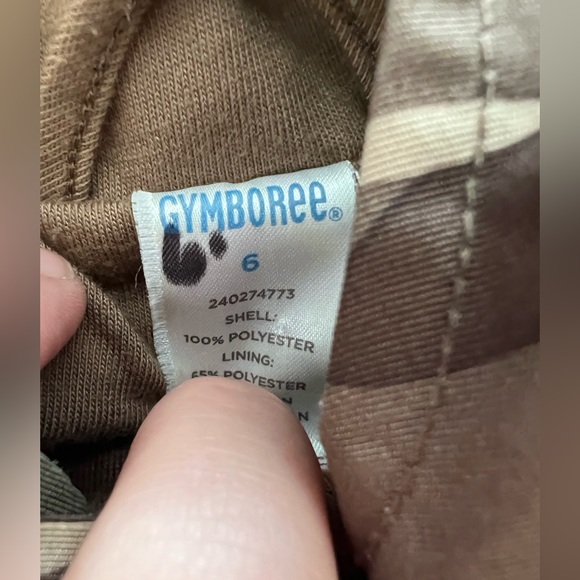 Size 6 Gymboree lined camouflage rain jacket. - Picture 5 of 6